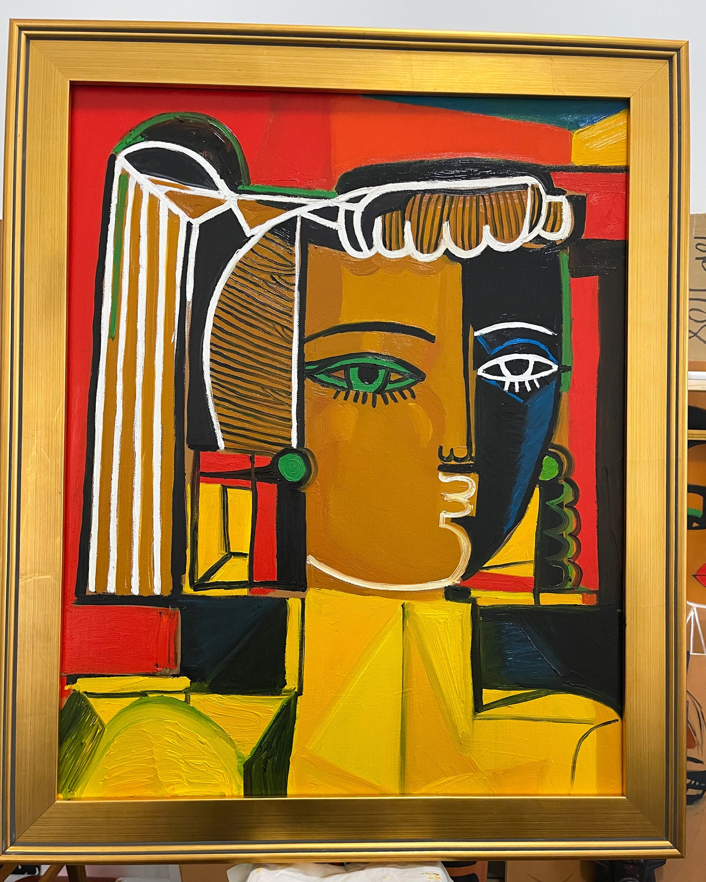 1 a a 3ft original oil painting titled “Welcome Home”
