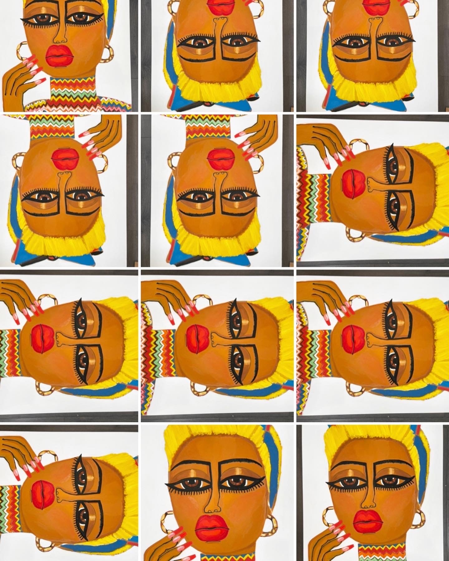 Print 11x17 “Blonde Fro”