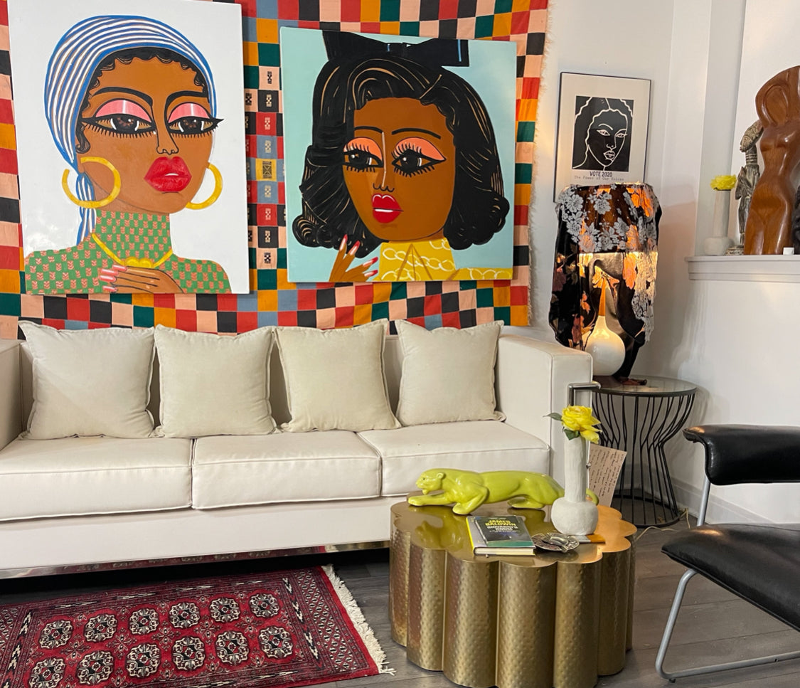 1st payment Original oil painting on canvas title “My Heart” 40inx30in