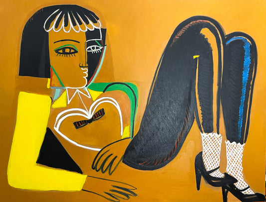 1 a a 4ft x 3ft oil painting on canvas title “Peace of Mind”